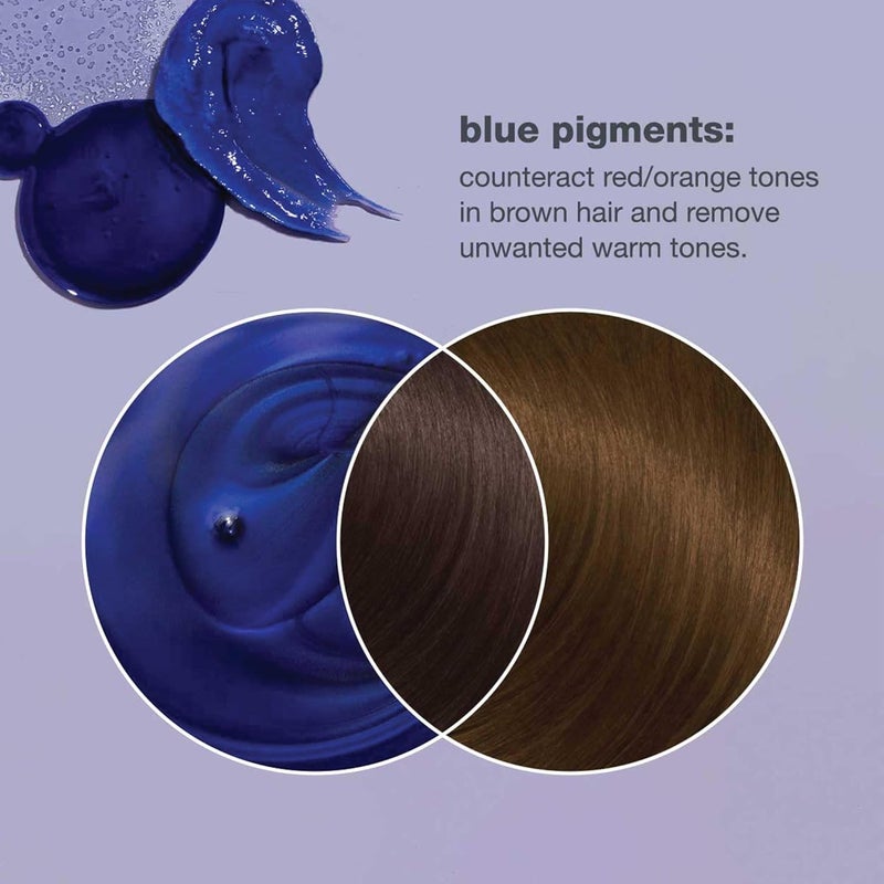 Milk Shake شامبو كولد برونيت – شامبو مضاد للون النحاسي مع صبغة زرقاء للشعر البني، البني الفاتح والشعر الأشقر الداكن – خالي من SLES والبارابين مع زيت المورينغا، بروتينات الحليب وIntegrity 41 للحفاظ على النعومة، اللمعان وحماية اللون، 1 لتر - Image 4