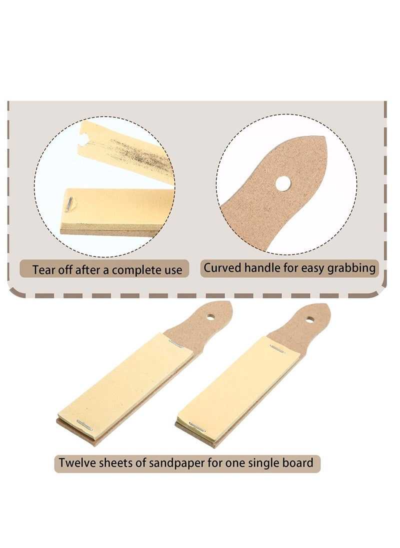 Excefore Pencil Sandpaper Board, Pencil Pointer Sketch Drawing Tools, Sandpaper Board Pencils for Students Drafting Pencils Accessories 9 PCS  - Image 5