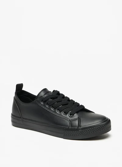 Flora Bella By Shoexpress Low Ankle Sneakers with Lace-Up Closure
