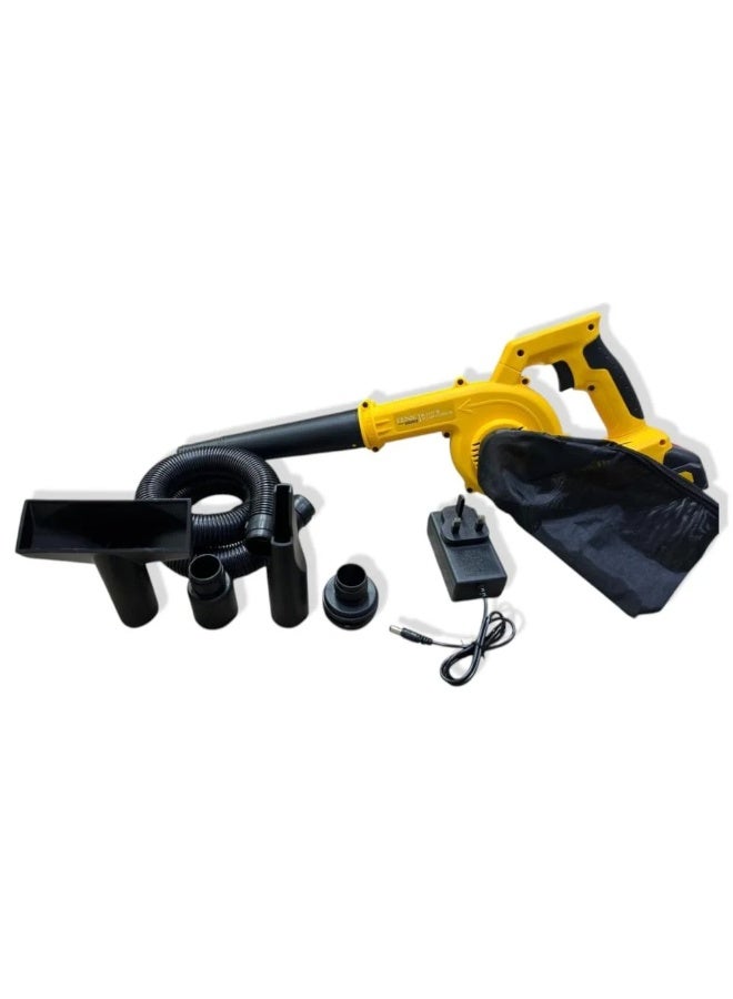 دينكس منفاخ هواء كهربائي لاسلكي DENX DX2532 ببطارية ليثيوم 21 فولت متعدد الوظائف 5 في 1 منفاخ قوي لتنظيف السيارة وإزالة الغبار وتنظيف أوراق الحدائق والمرآب وورشة العمل - Image 5