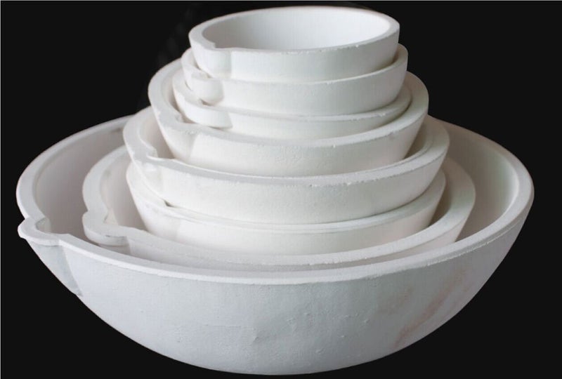 OTOOLWORLD Ceramic Crucible Bowl Dish Cup Furnace Melting Casting Refining Gold Silver (100g) - Image 3