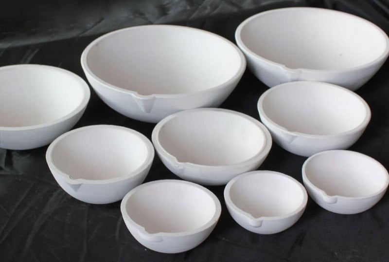 OTOOLWORLD Ceramic Crucible Bowl Dish Cup Furnace Melting Casting Refining Gold Silver (100g) - Image 2