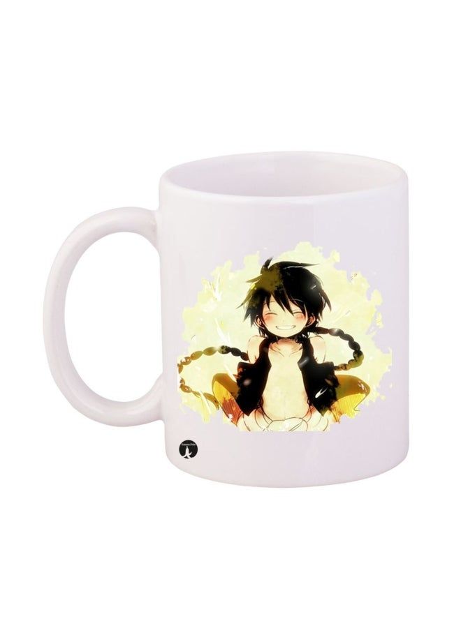 RKN Magi The Labyrinth Of Magic Printed Mug White/Black/Gold 12ounce - Image 2