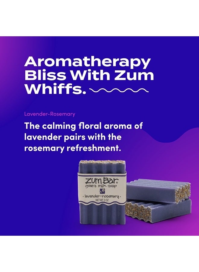 Indigo Wild Zum Bar Goat's Milk Soap - Lavender-Rosemary - 3 Ounce (Pack of 3) - Image 3
