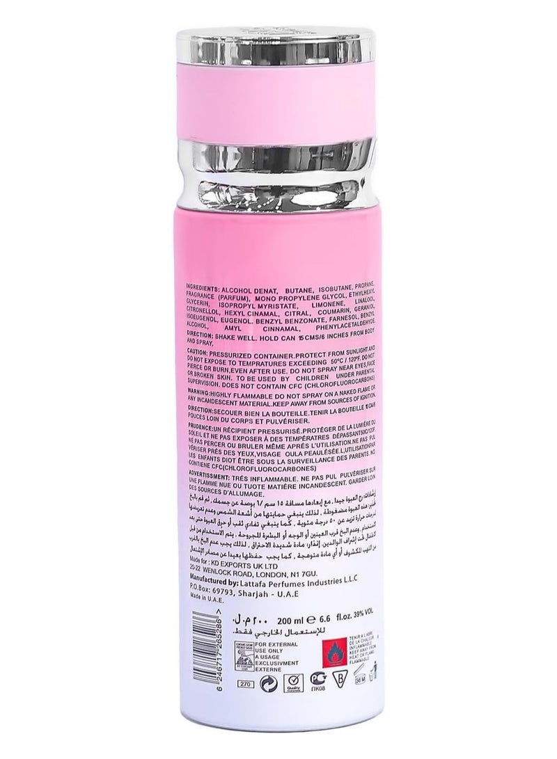 HIBA'S COLLECTION VBC de Paris Pour Femme Deodorant Body Spray - 6.7 fl oz (200ml) - Long-Lasting Fragrance & Freshness for Women - Image 2