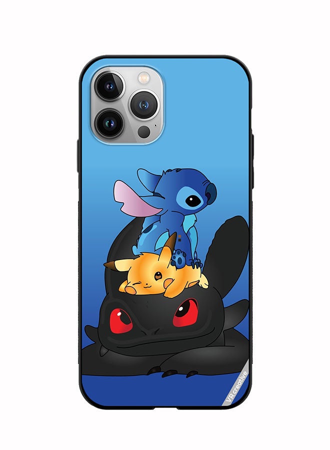 VR CREATIVE غطاء حماية لجهاز آبل آيفون 11 برو بتصميم كرتوني مختلط متعدد الألوان - Image 1