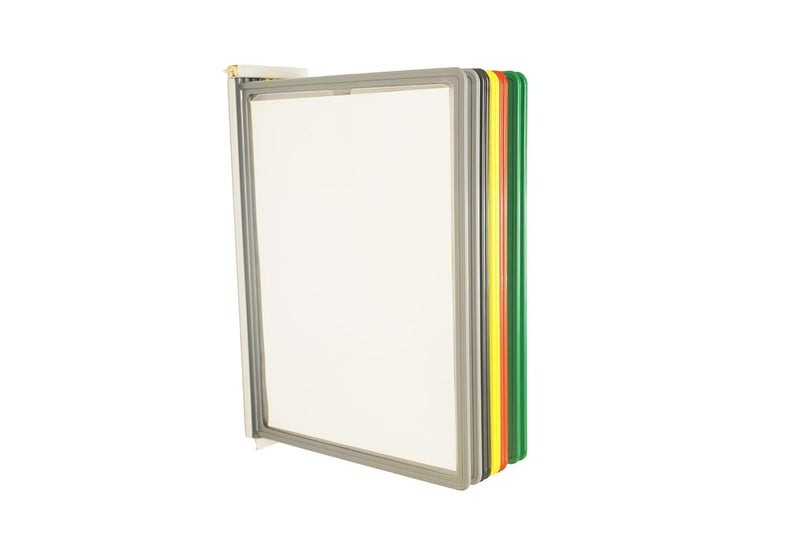 GREESHMA Plastic Wall Unit Hanging Documents Storage Folders - 10 (A4, Multicolored folders) - Image 2