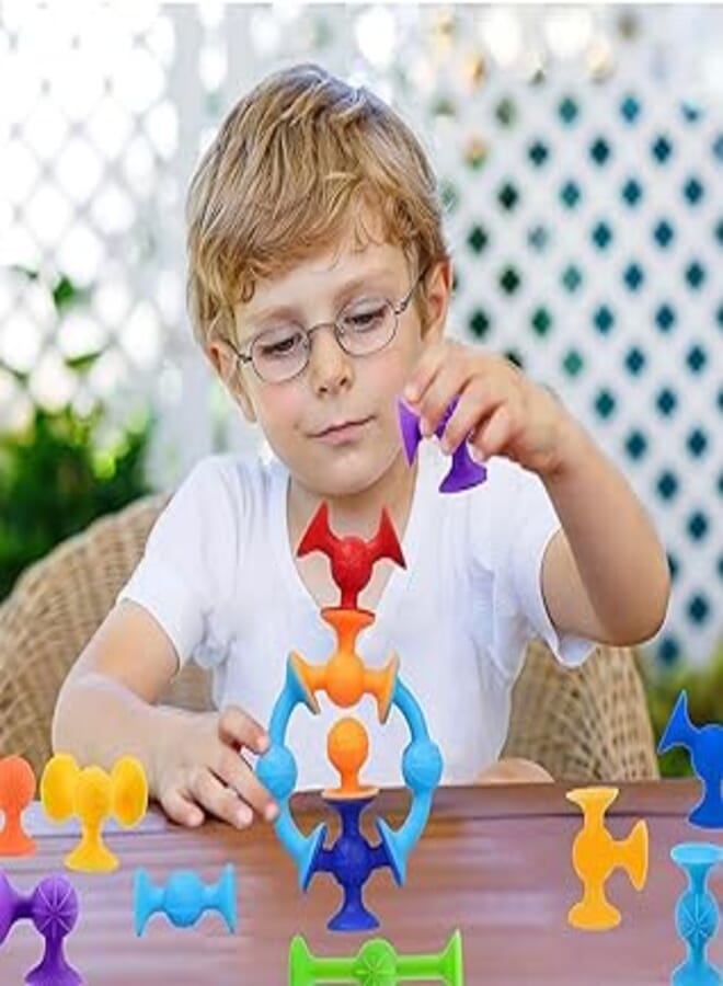 Pop Sucker Darts, Strong Suction Silicone Sucker Darts Set for Kids (18 PCs)