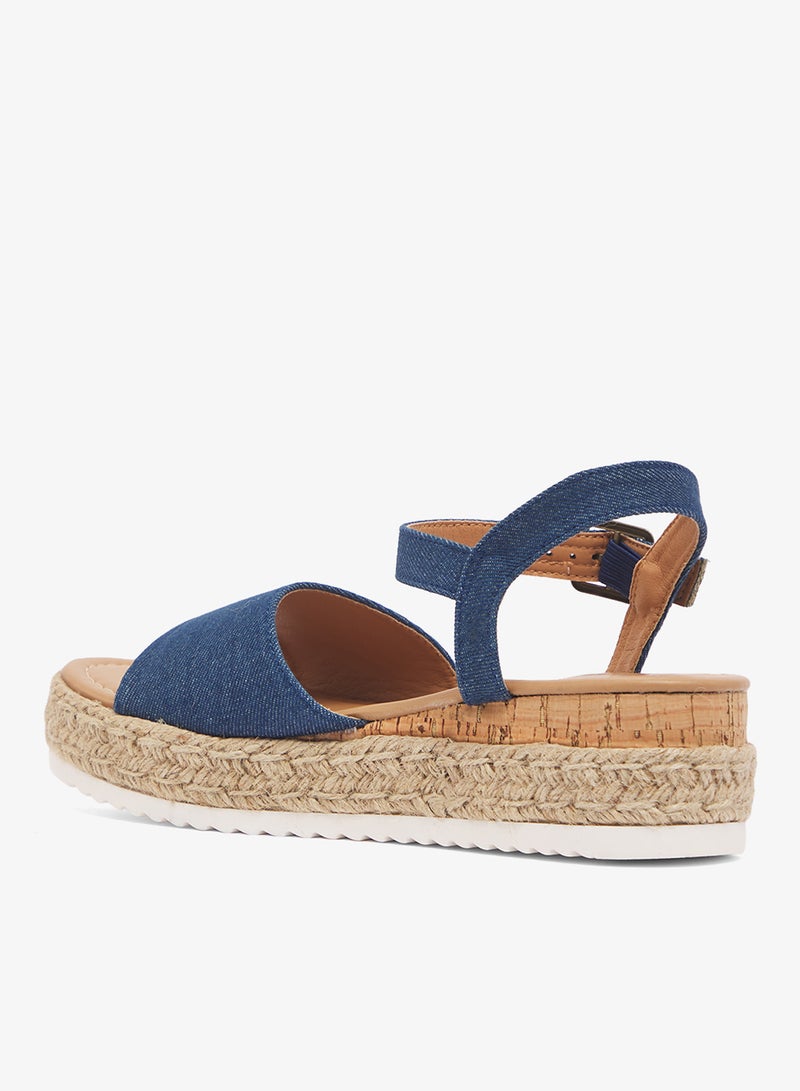 Anne Michelle Low Wedged Flatform Sandal - Image 3