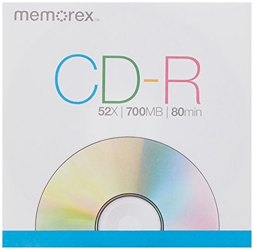 PNY Memorex 700Mb/80 Minute 52X CD-R, 10 Pack (32020033356) - Image 3