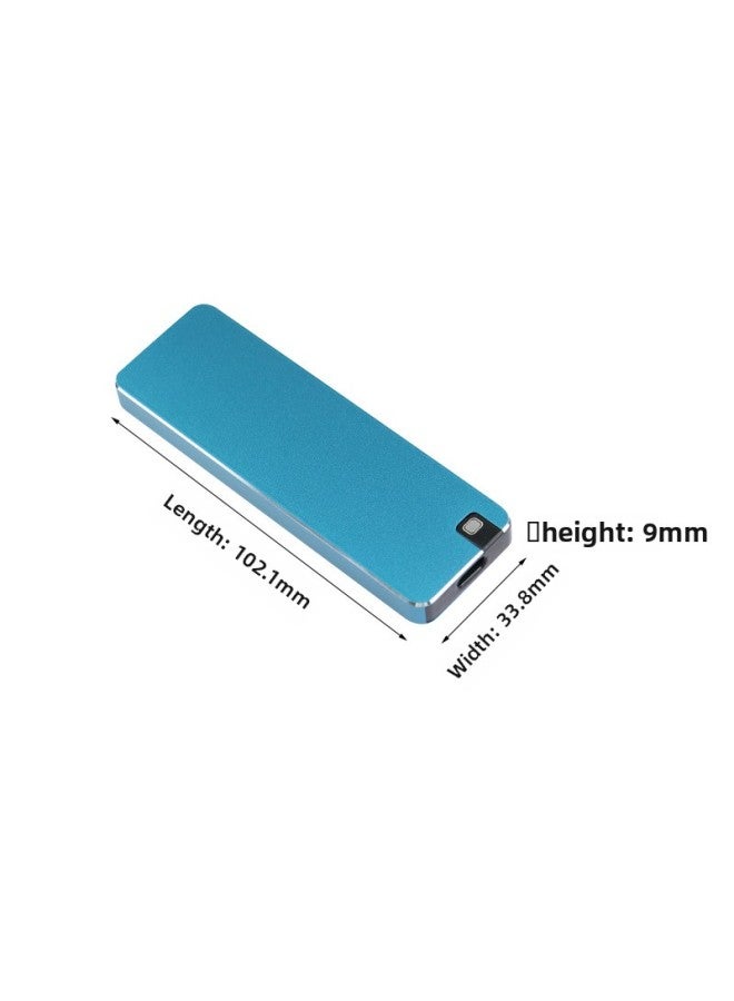 25 Generation SSD Mobile Hard Disk Housing Solid Mechanical Mobile Hard Disk Housing Mobile Phone Computer Aluminum Alloy Hard Disk Box-Color:Malachite Green - Image 5