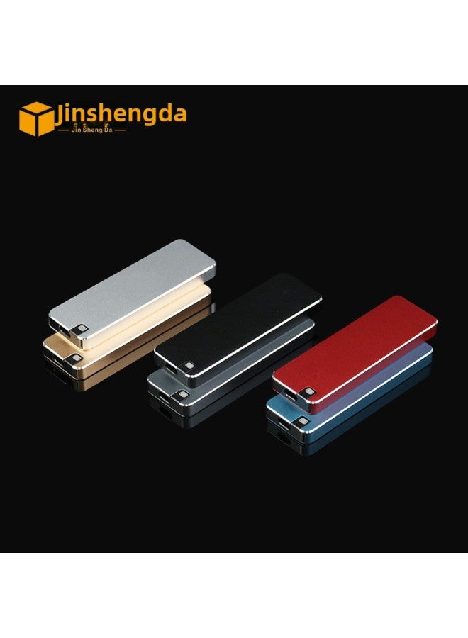 25 Generation SSD Mobile Hard Disk Housing Solid Mechanical Mobile Hard Disk Housing Mobile Phone Computer Aluminum Alloy Hard Disk Box-Color:Malachite Green - Image 3