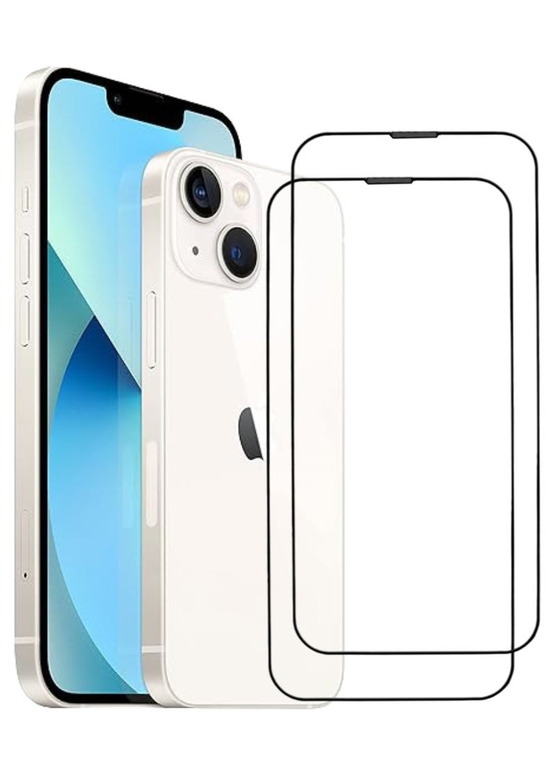 ACLIX 2 Pieces Antistatic ESD Dustproof Premium Quality High Definition Tempered Glass Screen Protector Designed For  iPhone 13 - Image 1