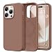 GONEZ Magnetic for iPhone 14 Pro Case Compatible with MagSafe AntiScratch Microfiber Lining Screen Protector Shockproof Slim Phone Silicone Cover 61 inch Brown - Image 2