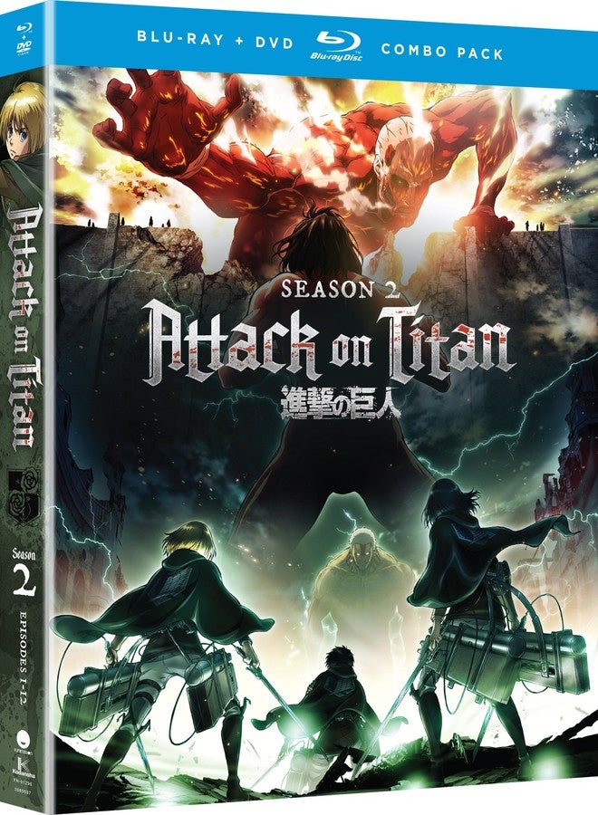 Crunchyroll Attack on Titan Season 2 (Blu-ray+DVD) - Image 1