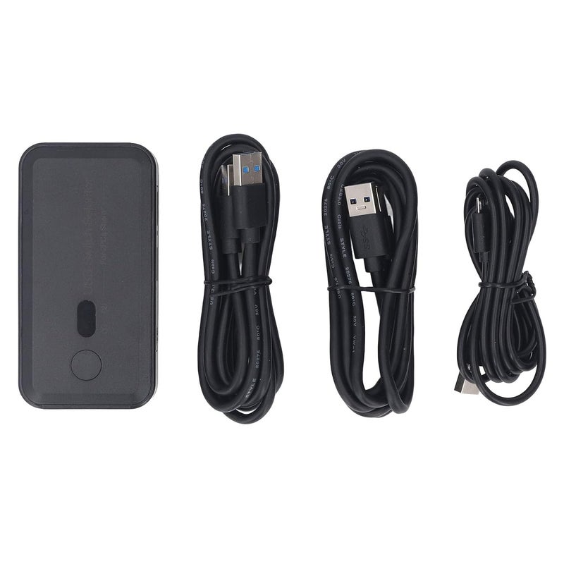 USB 3.0 Switch Selector, 2 Computers Sharing 4 USB Devices Switcher Box, High - Speed 5Gbps USB Hub for Mouse Keyboard Printer Scanner with LED Indicator, Plug and Play for Linux - Image 1