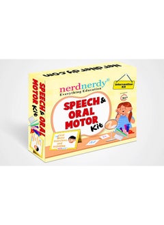 nerdnerdy NerdNerdy Oral Motor and Speech Kit | Autism|Speech Therapy Toys| Occupational Therapy Toys for Kids|Speech Cards| Sensory Material | Toys for Speech Development|Special Needs|Speech Delays  - Image 1