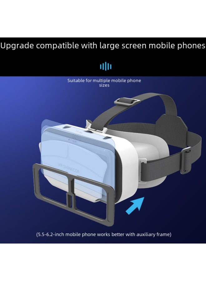 نظارات الواقع الافتراضي الغامرة لألعاب الأفلام ثلاثية الأبعاد من Vrshinecon نظارات كمبيوتر رقمية مدمجة - اللون: G12 أبيض - Image 3