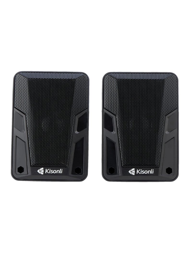 Kisonli Mini Speaker usb - black, Bluetooth A-505 - Image 2