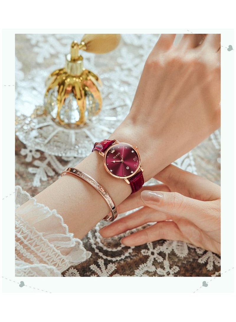 OLEVS Trendy Quartz Ladies Watch - Image 4
