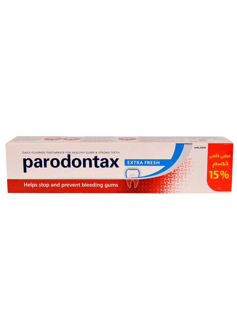 Parodontax Extra Fresh Daily Toothpaste For Bleeding Gums 50 Ml - Image 1