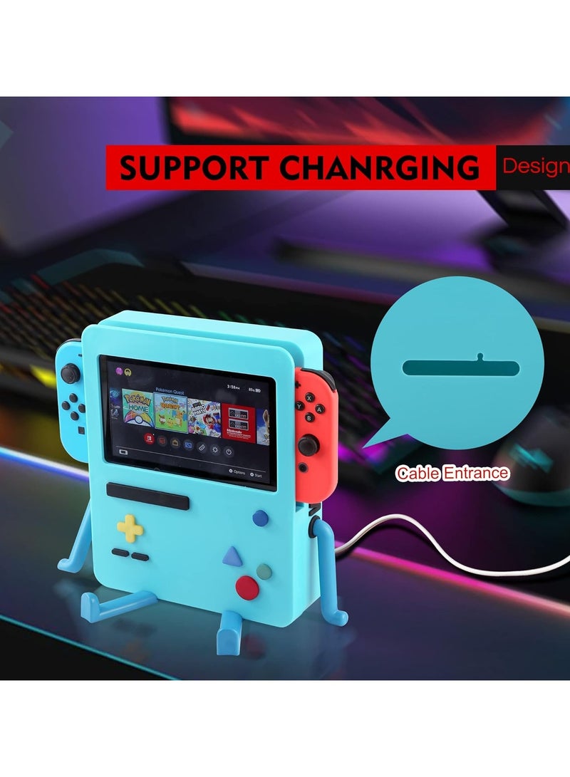 General Console Stand for Nintendo Switch, Cute Cartoon Handheld Console Screen Holder Hands Free Support Plate Protection and Portability  - Image 4