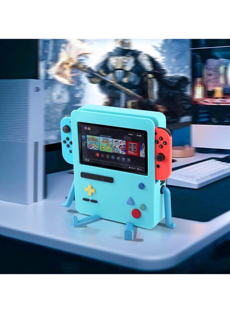 General Console Stand for Nintendo Switch, Cute Cartoon Handheld Console Screen Holder Hands Free Support Plate Protection and Portability  - Image 2