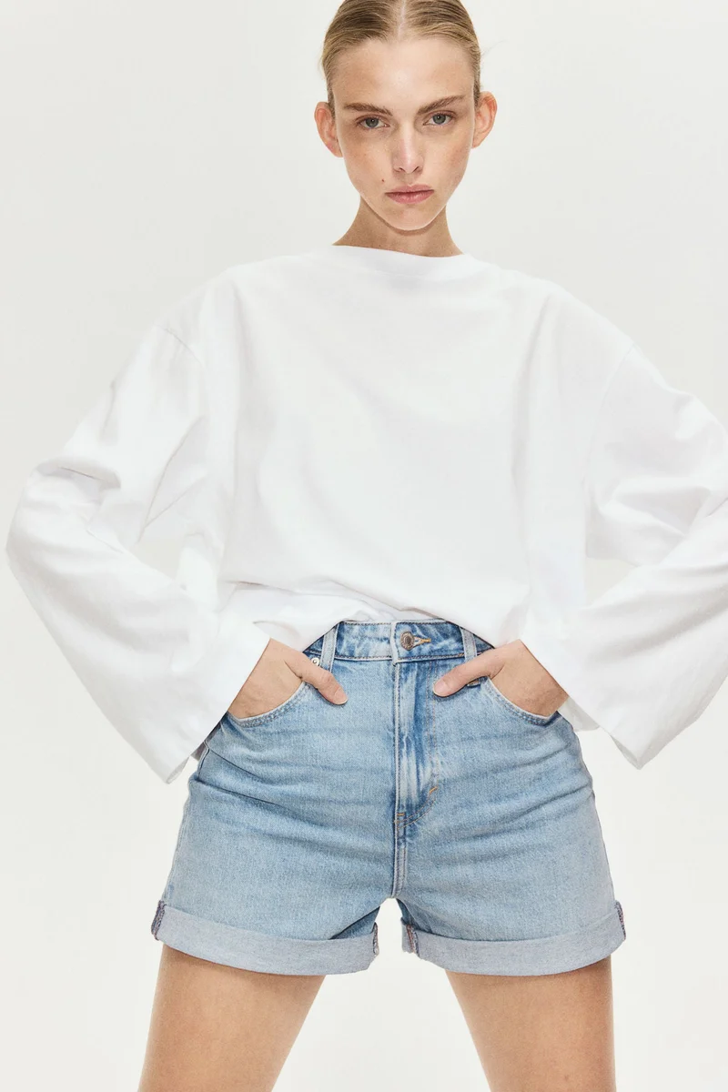 H&M Ultra High Denim shorts