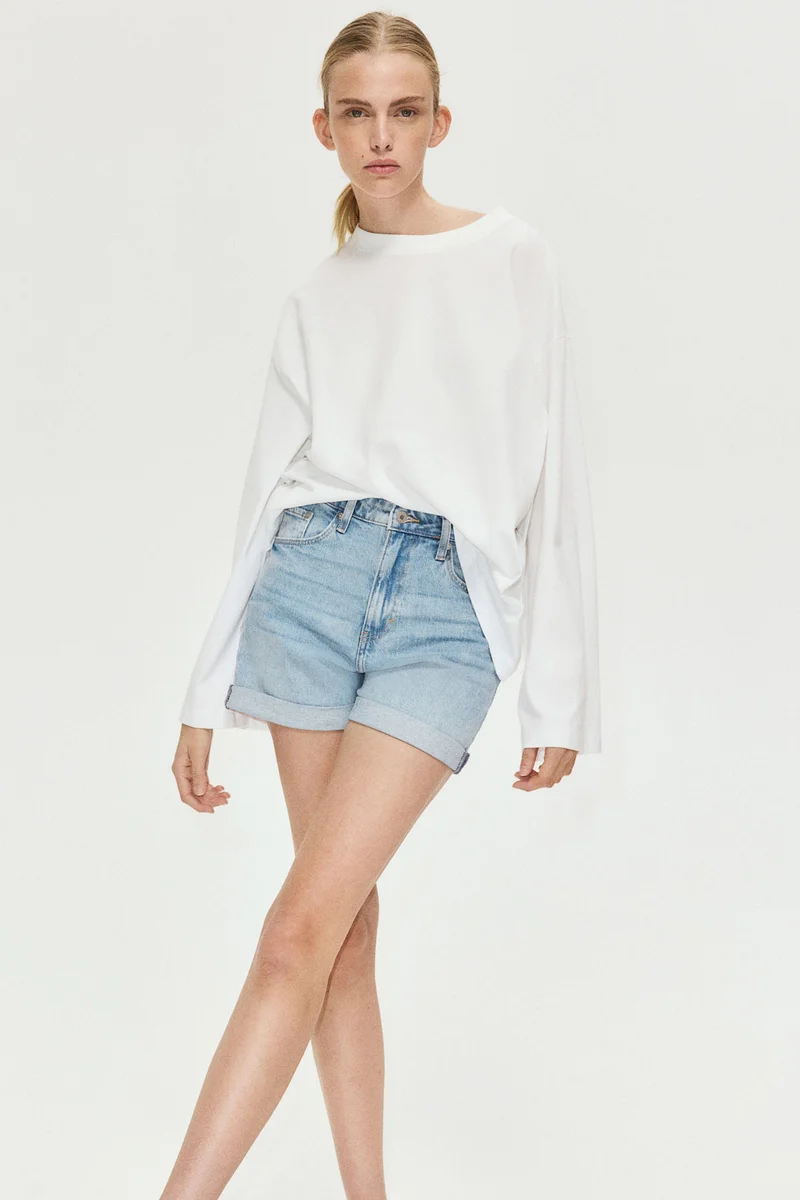H&M Ultra High Denim shorts