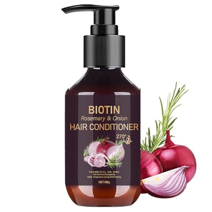 Grospe Hydrating Conditioner with Onion, Biotin and Rosemary Hair Conditioner for Thick for Hair Dry/Damaged/Color-Treated Hair Moisturizing Nourishing for All Hair Type 3.52 Fl Oz (100g) - Image 1