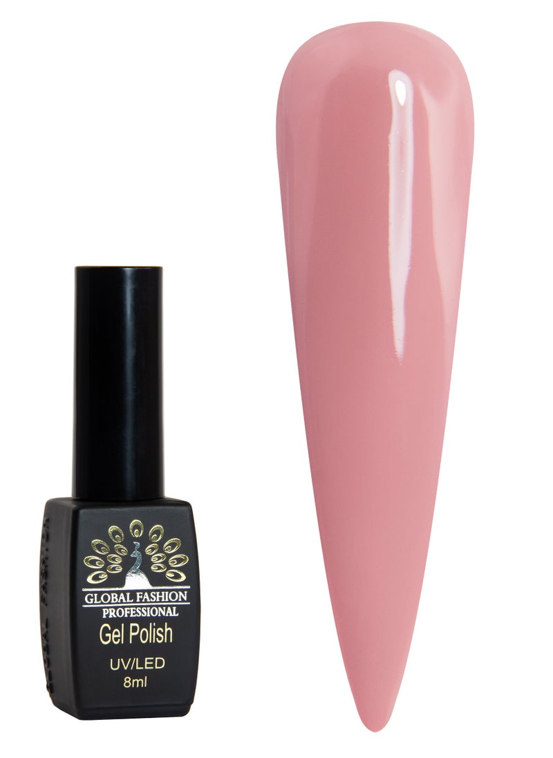 GLOBAL FASHION Global Fashion Black Elite Gel Polish | 132 Colors of Long-Lasting Elegance - 8ml | 071  - Image 1