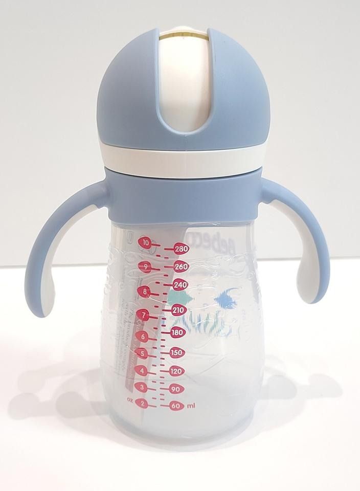 بيبكوم كوب مصاصة للأطفال بمقبض أزرق 280 مل - Image 2