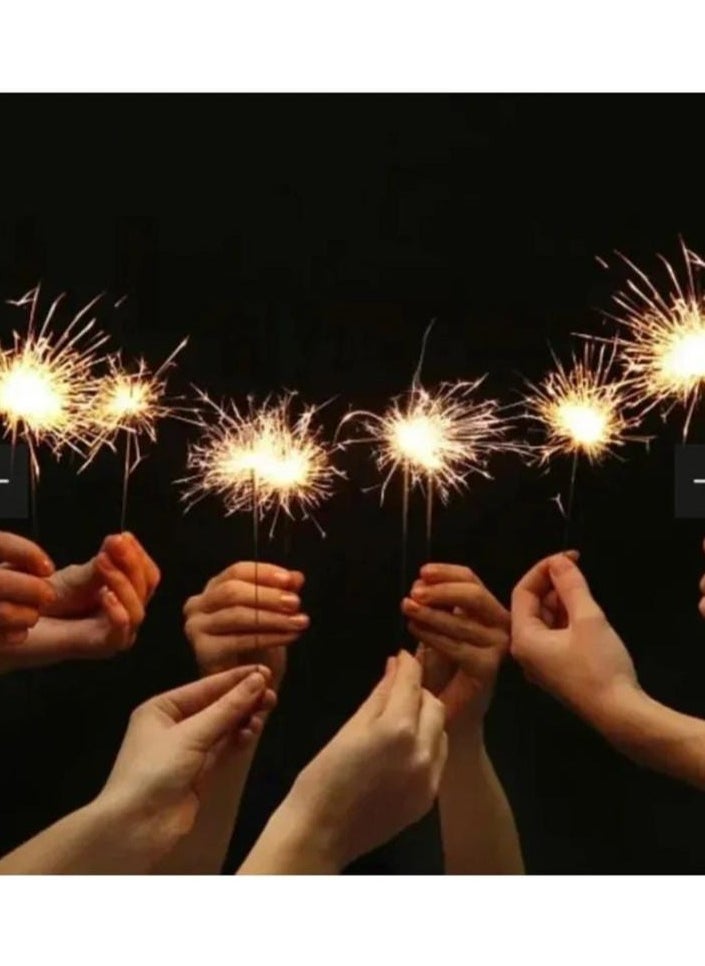 SORAL Starry Night Sparkler Candles (40 Sticks, 4 Boxes, 10 Sticks in Each Box)  - Image 2
