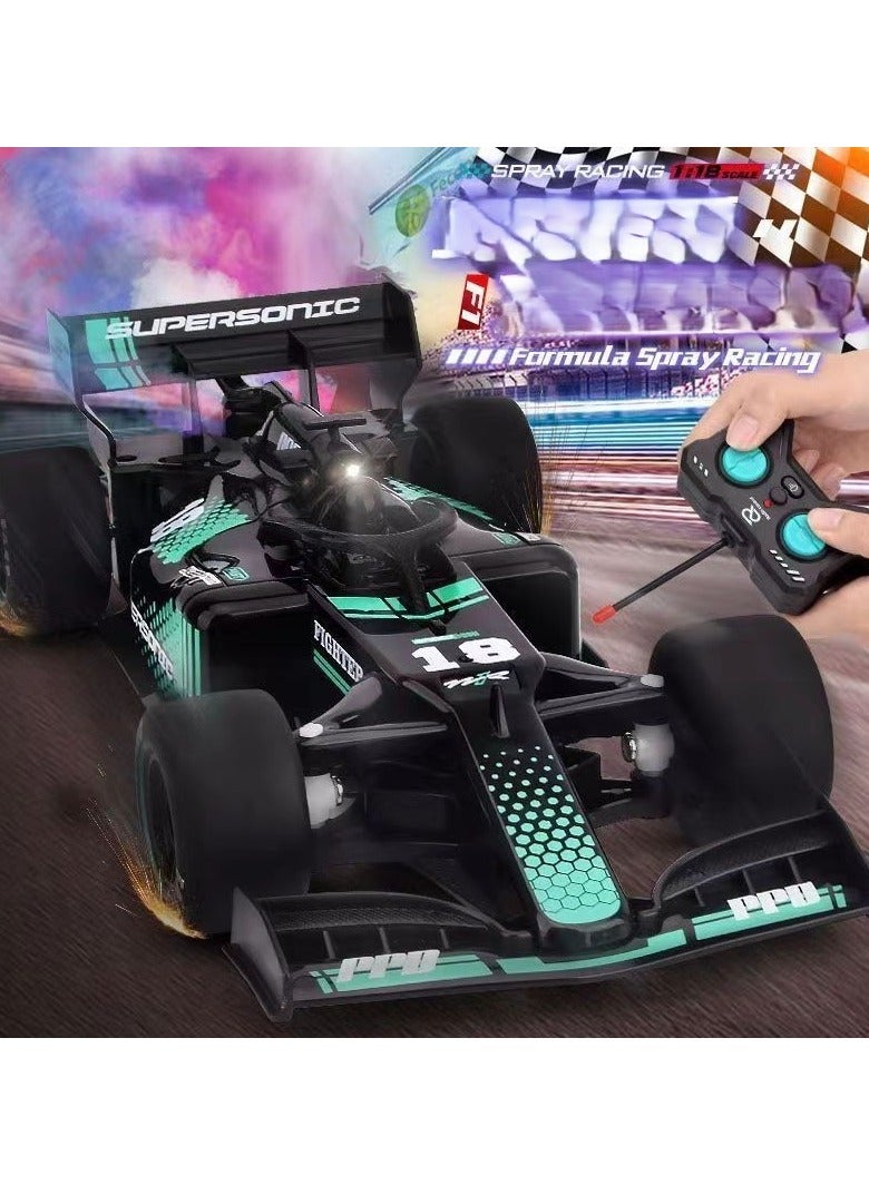 Formula One RC Racing Toy Car (Green) Premium Quality High Speed Racing  - Image 3