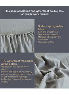 Sharpdo 3-Piece Fitted Sheet Pillowcase Bedding Set 1 Fitted Sheet and 2 Pillowcases 200*220cm  - Image 5