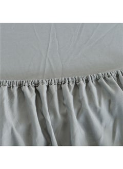 Sharpdo 3-Piece Fitted Sheet Pillowcase Bedding Set 1 Fitted Sheet and 2 Pillowcases 200*220cm  - Image 4