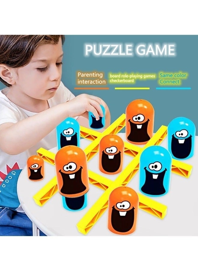 كيلا لعبة لوحية جوبل، لعبة تيك تاك تو، لعبة ألغاز تعليمية للأطفال، لعبة لوحية تفاعلية كلاسيكية ثلاثية الأبعاد، مناسبة للتعليم المبكر بين الوالدين والطفل - Image 5