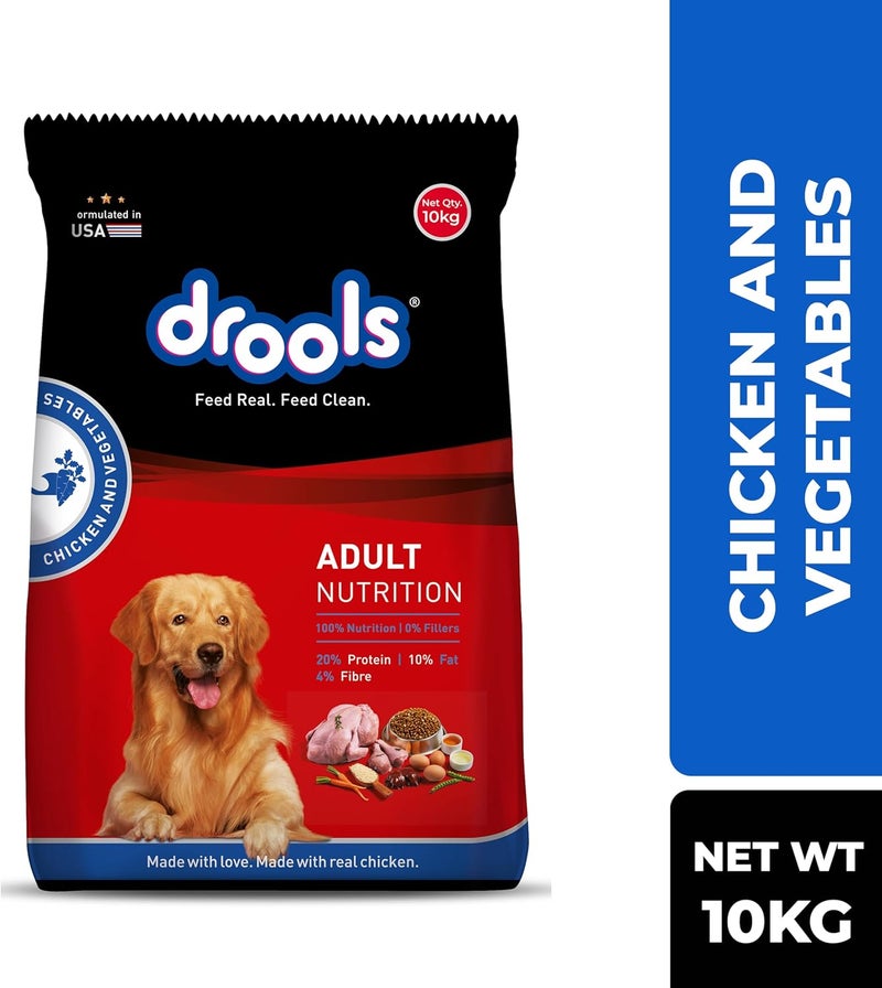Drools Adult Dry Dog Food with Chicken & Veg 10kg - Image 2