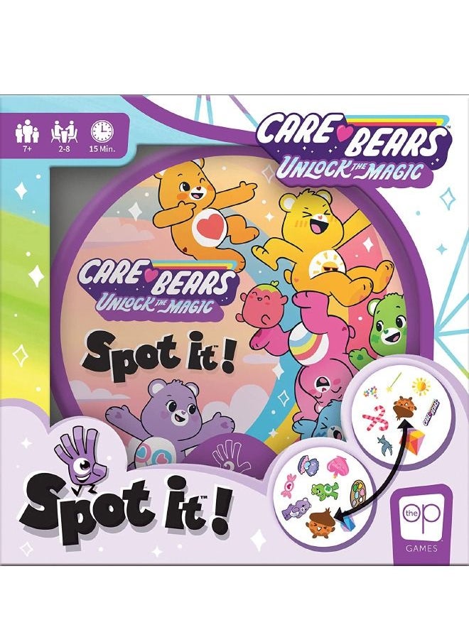 Spot it Spot It, Care Bears Mini Card Game, Matching Game, Fun Kids Game for Family Game Night, Travel Game for Kids, Great Gift for Age 7+ Kids, 2 to 8 Players Average Playtime 15 Minutes  - Image 4