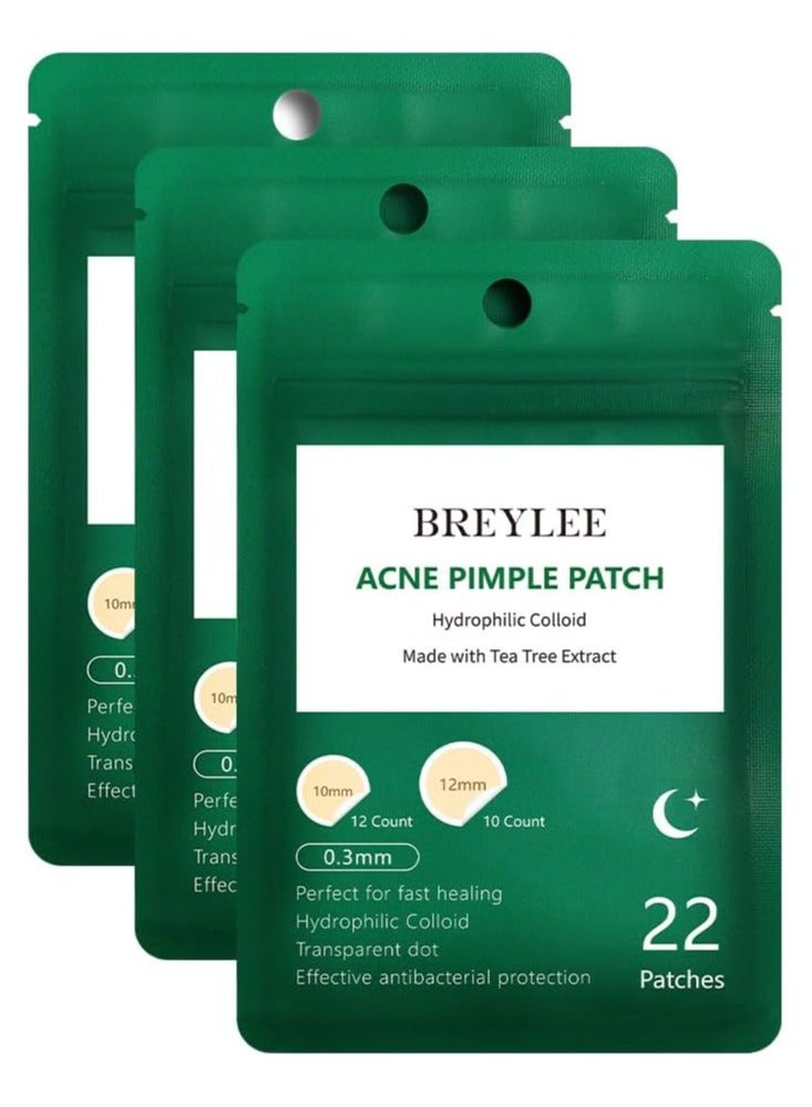 Breylee Invisible Acne Pimple Patch Clear 3pcs - Image 1