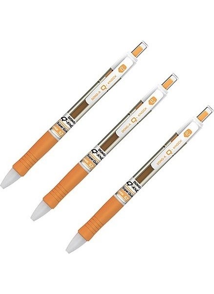 Dong-A - Donga Q-Knock 0.7 Gel Rollerball Pen Yellow 3 Pieces - Image 1
