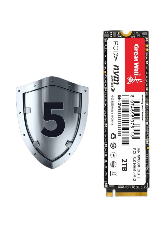 Great Wall 1Tb Ssd, M.2 Interface (Nvme Protocol), Pcie 3.0X4, Gw3500 Series, Read Speed Up To 3500Mb/S - Image 2
