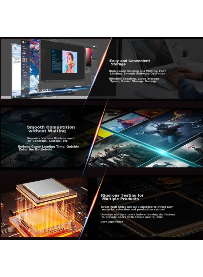 Great Wall 1tb Ssd, M.2 Interface , Pcie 3.0x4, Gw3500 Series, Read Speed Up To 3500mb/s - Image 4