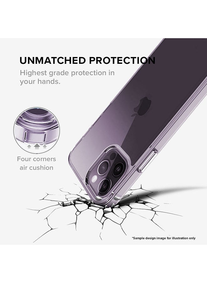 O Ozone Hard TPU Acrylic Cover For Apple iPhone 14 Pro Case Heavy Duty Shockproof Anti-Slip Full-Body Protective Mobile Phone Cover - Clear  - Image 5