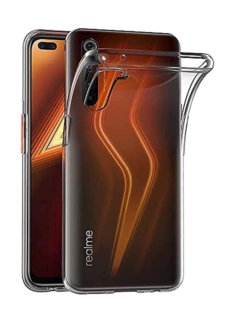 Generic - For Realme XT Transparent Tpu Silicone Back Cover , Anti Yellowing And High Protective From Shocks Compatible For Realme XT (6.4'') (Transparent) - Image 1