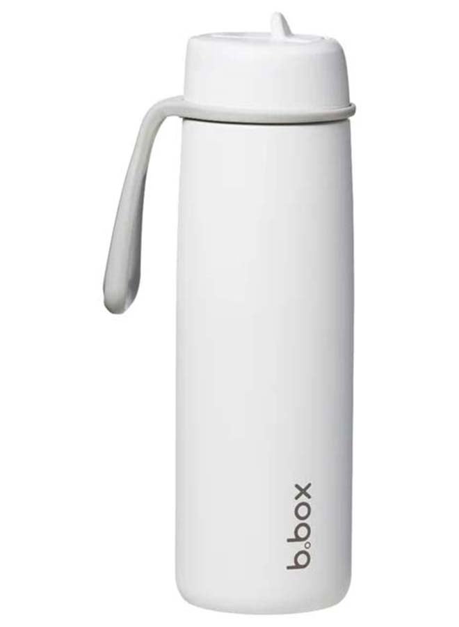 b.box 690ml Insulated flip Top Bottle - white out - Image 1