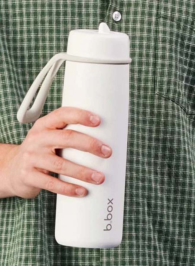 b.box 690ml Insulated flip Top Bottle - white out - Image 4