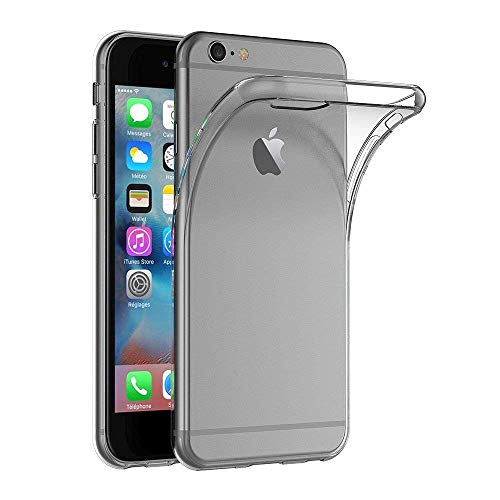 MaiJin Case for Apple iPhone 6 Plus/iPhone 6S Plus (5.5 inch) MaiJin Soft TPU Rubber Gel Bumper Transparent Back Cover - Image 1