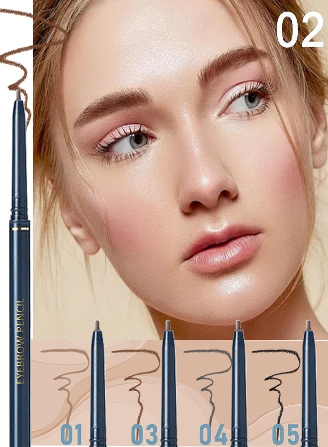 LYSdefeu Eyebrow Pencil for Women, 12Pcs Light Brown Ultra-Fine Eye Brow Pencil Set, Easy to Color, Longlasting Waterproof Eyebrow Tint Pen Kit for Define Shape & Fill Brow,Women's Day Makeup Gift for Girl-02 - Image 3