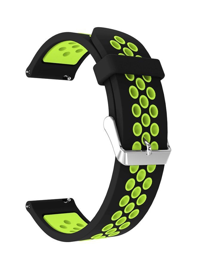 NIBEMINENT Replacement Strap For Samsung Galaxy Active/Active2 Green/Black - Image 1